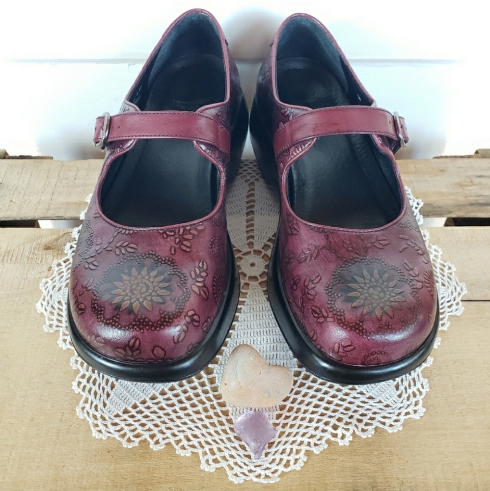 🌸Reserved for Cilia🌸Mulberry Dansko Platform Mary Jane Buckle Boho Cottage 38 - Picture 8 of 14